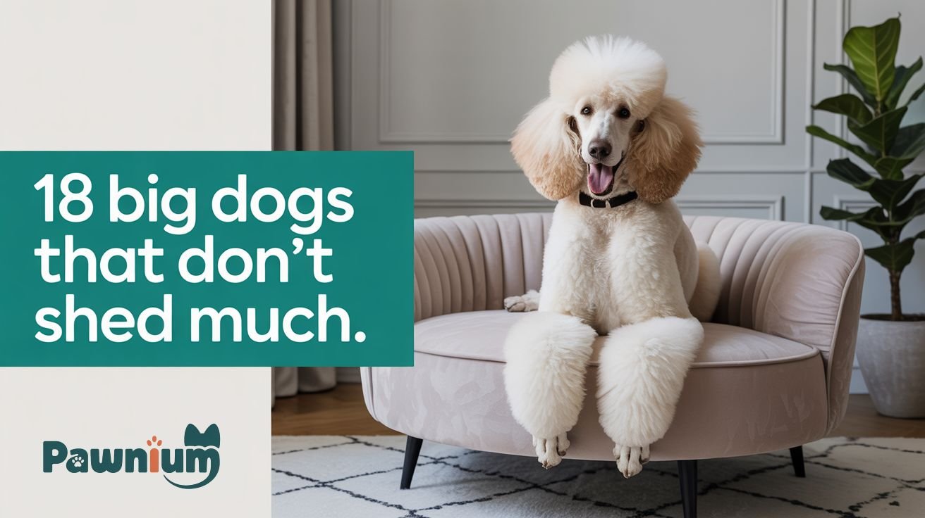 big dogs that don't shed much