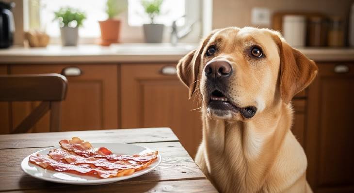 Feeding Bacon to Dogs 
