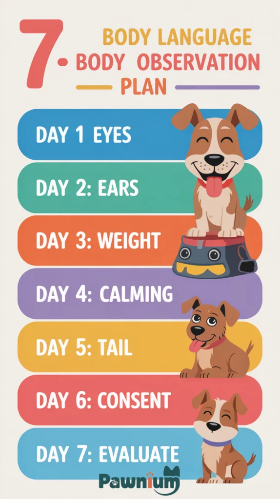 7-Day Body Language Observation Plan