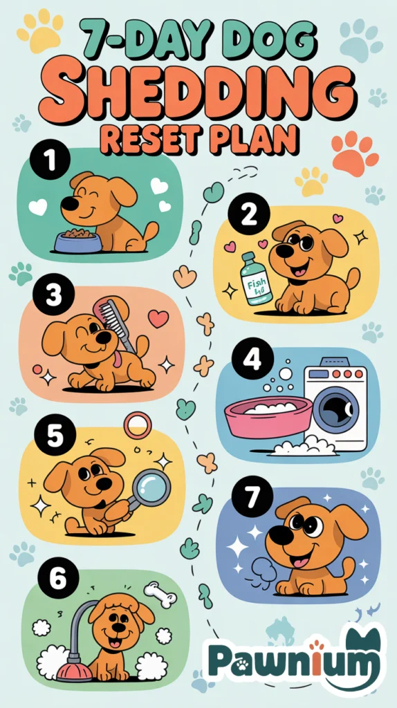 7-Day Dog Shedding Reset Plan