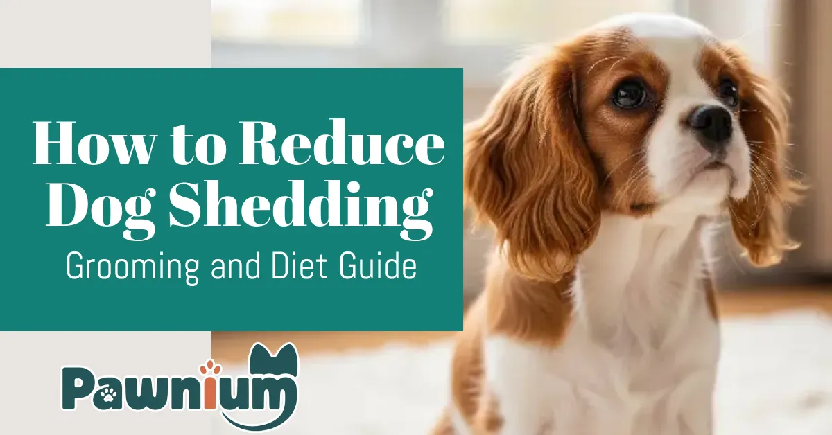 How to reduce dog shedding at home
