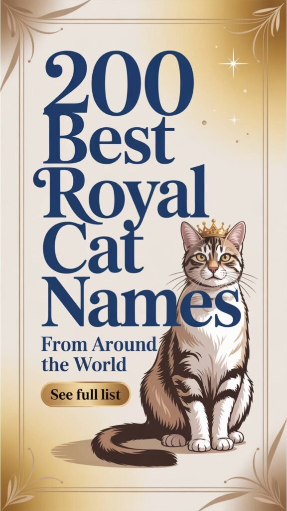 200 Best Royal Cat Names From Around the World