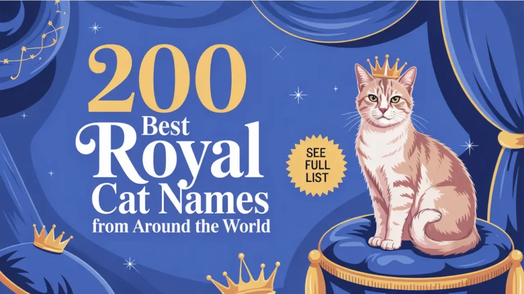 200 Best Royal Cat Names From Around the World