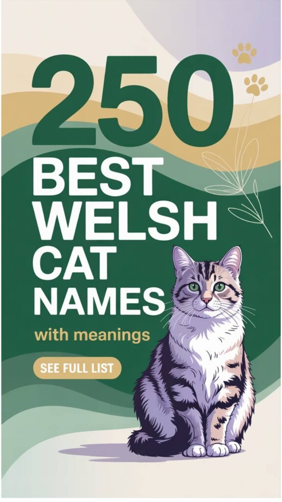 250 Best Welsh Cat Names With Meanings