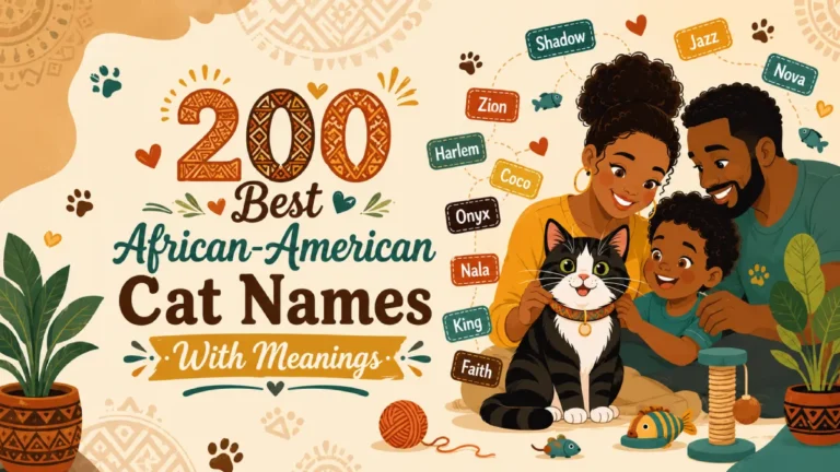 200 Best African-American Cat Names With Meanings (Cultural & Unique Ideas)