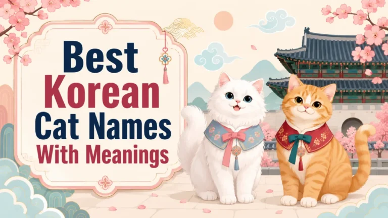 Best Korean Cat Names with Meanings