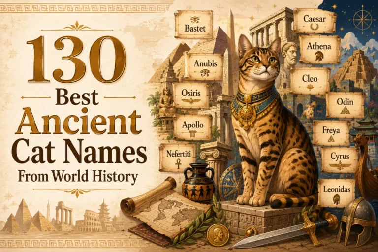 130 Best Ancient Cat Names With Meanings (Epic, Mythical & Historic)