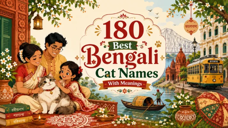 180 Best Bengali Cat Names With Meanings (Lyrical & Unique)