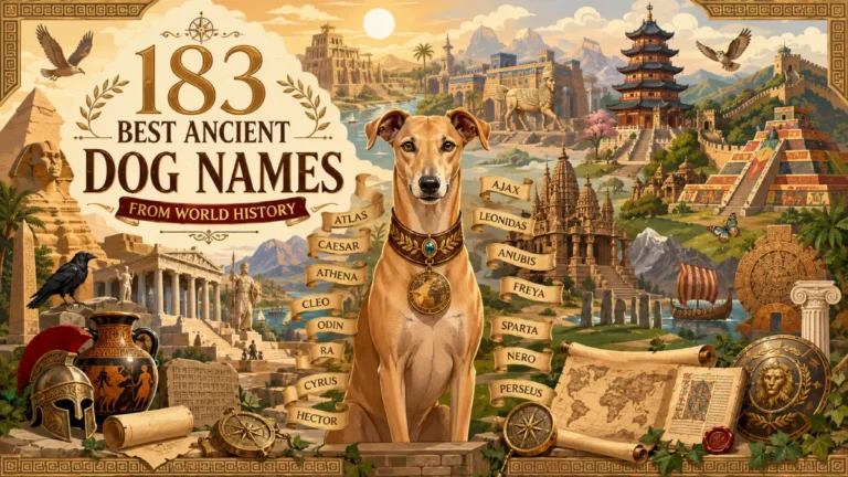 183 Best Ancient Dog Names From World History (Historical, Mythological & Timeless)