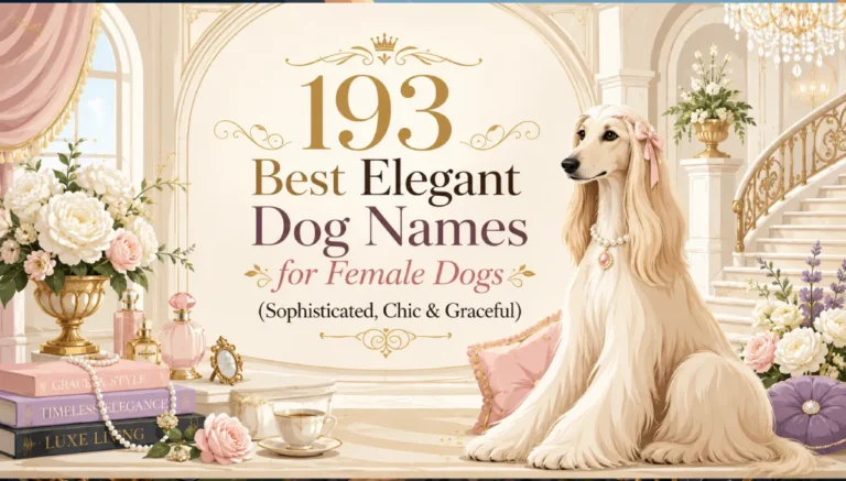 193 Best Elegant Female Dog Names (Sophisticated, Chic & Graceful)