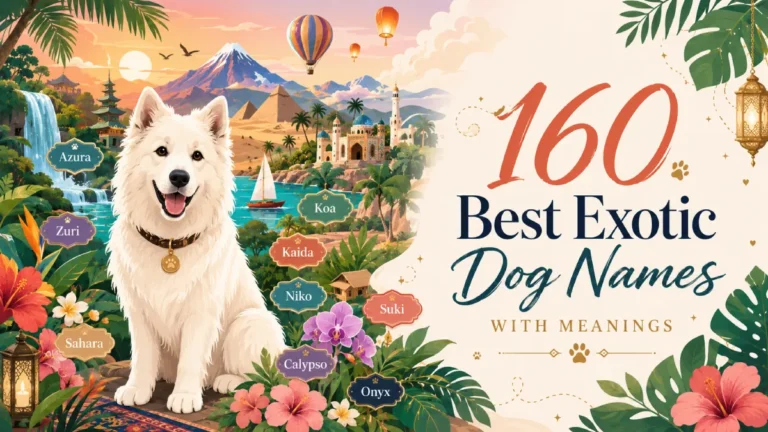 160 Best Exotic Dog Names With Meanings (Rare, Unique & Intriguing)