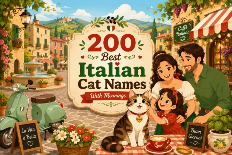 200 Best Italian Cat Names With Meanings (Cute, Funny & Unique)