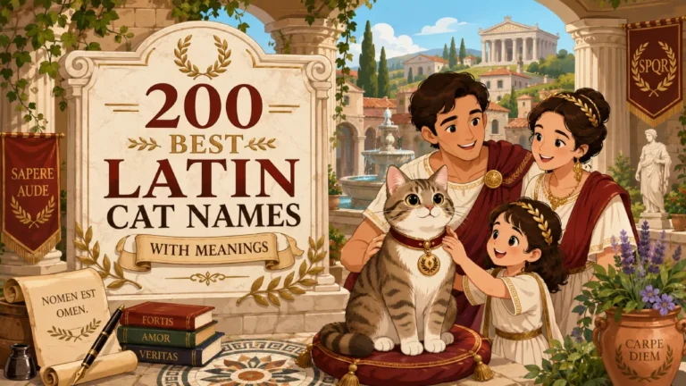 200 Best Latin Cat Names With Meanings (Ancient, Cute & Badass)