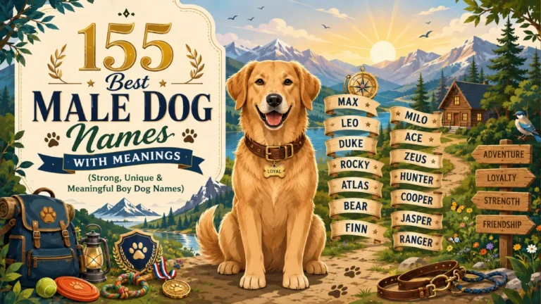155 Best Male Dog Names With Meanings (Strong, Unique & Meaningful Boy Dog Names)
