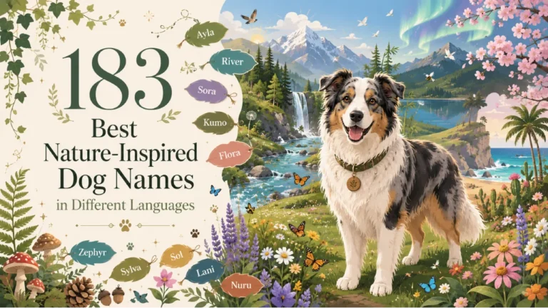 183 Best Nature-Inspired Dog Names in Different Languages (Botanical, Earthy & Global)