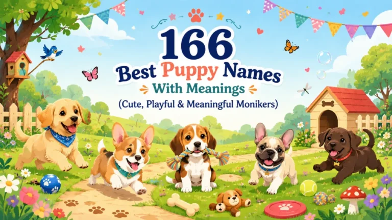 166 Best Puppy Names With Meanings (Cute, Playful & Meaningful Monikers)