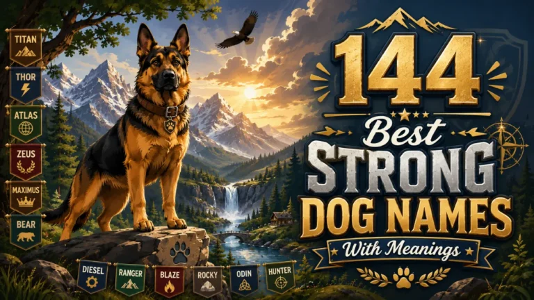 144 Best Strong Dog Names With Meanings (Rugged, Brave & Powerful)