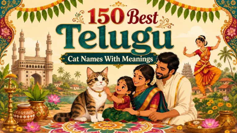 200 Best Telugu Cat Names With Meanings (Traditional, Cute & Unique)