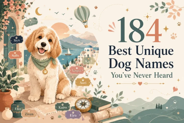 184 Best Unique Dog Names You’ve Ever Heard (Rare, Creative & Memorable)