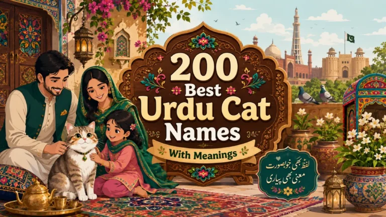 200 Best Urdu Cat Names With Meanings (Lyrical, Cute & Unique)