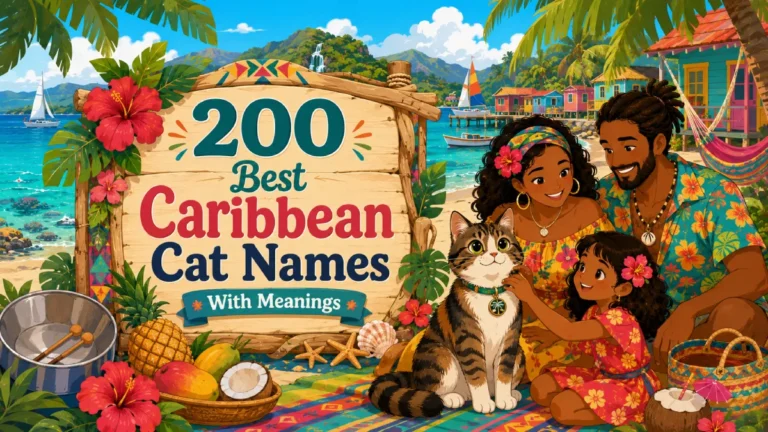 200 Best Caribbean Cat Names With Meanings (Tropical, Island-Inspired & Unique)