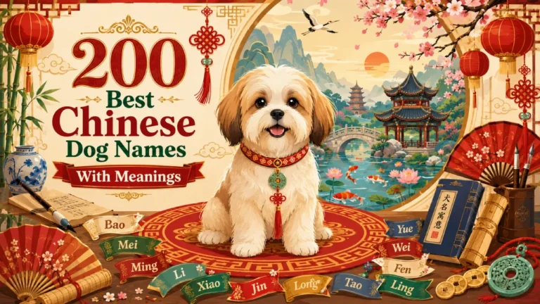 200 Best Chinese Dog Names With Meanings (Cute, Powerful & Lucky)