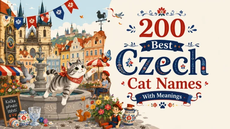 200 Best Czech Cat Names With Meanings (Bohemian & Cute)