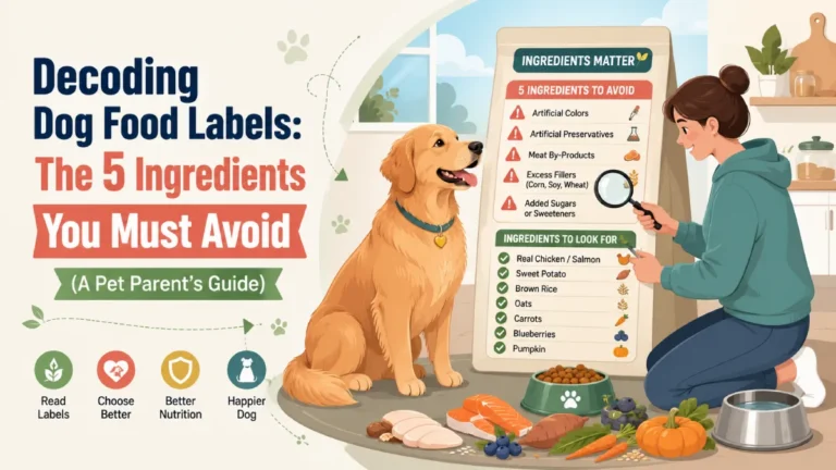 Decoding Dog Food Labels: The 5 Ingredients You Must Avoid (A Pet Parent’s Guide)