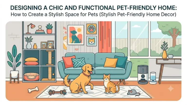 Designing a Chic and Functional Pet-Friendly Home: How to Create a Stylish Space for Pets (Stylish Pet-Friendly Home Decor)