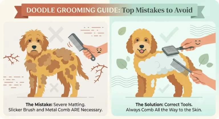 Common Mistakes When Grooming Poodle Mixes: How to Avoid Matting & Coat Damage (Doodle Grooming Guide)