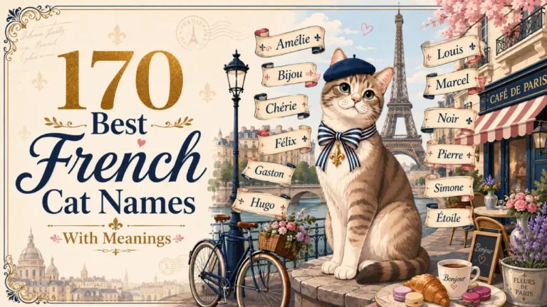 170 Best French Cat Names With Meanings (Classy, Cute & Chic)