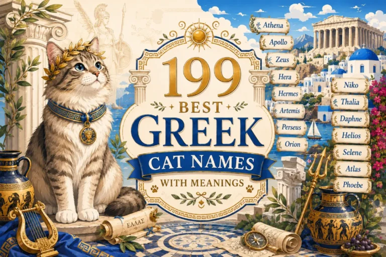 199 Best Greek Cat Names With Meanings (Mythological, Unique & Dashing)