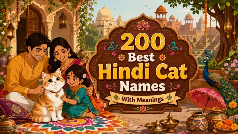 200 Best Hindi Cat Names With Meanings (Spiritual, Cute & Unique)