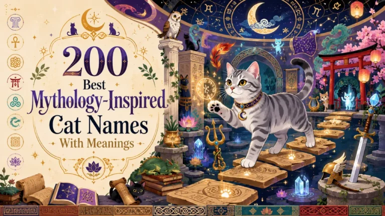 200 Best Mythology-Inspired Cat Names With Meanings (Ancient, Epic & Unique)