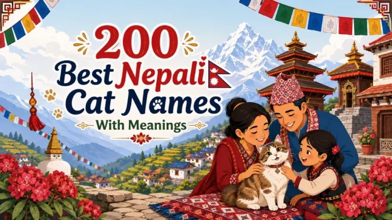 200 Best Nepali Cat Names With Meanings (Mountain-Inspired, Cute & Unique
