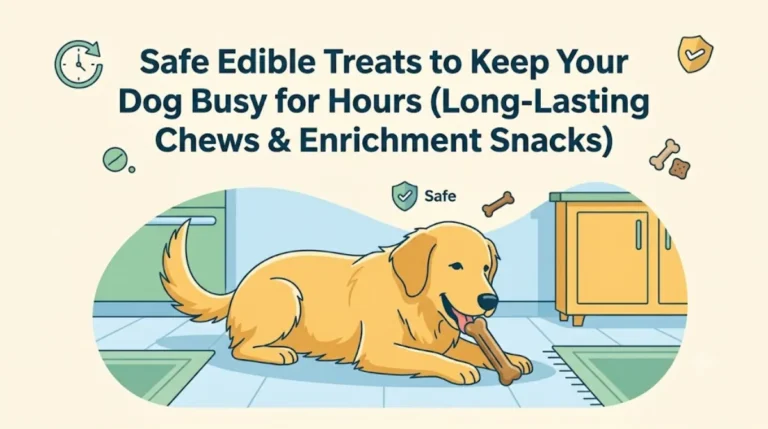Safe Edible Treats to Keep Your Dog Busy for Hours (Long Lasting Safe Dog Chews)