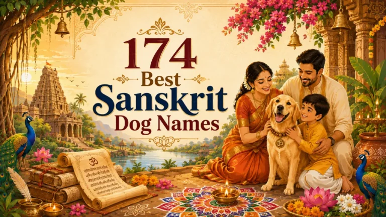 174 Best Sanskrit Dog Names With Meanings (Divine, Ancient & Spiritual)