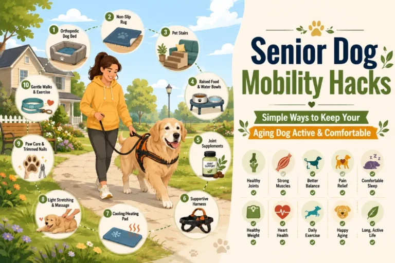 Senior Dog Mobility Hacks: Gentle Exercises and At-Home Physical Therapy Tips (Supporting Aging Joints Safely)