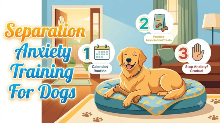 Separation Anxiety Training For Dogs: Step by Step Training Plan