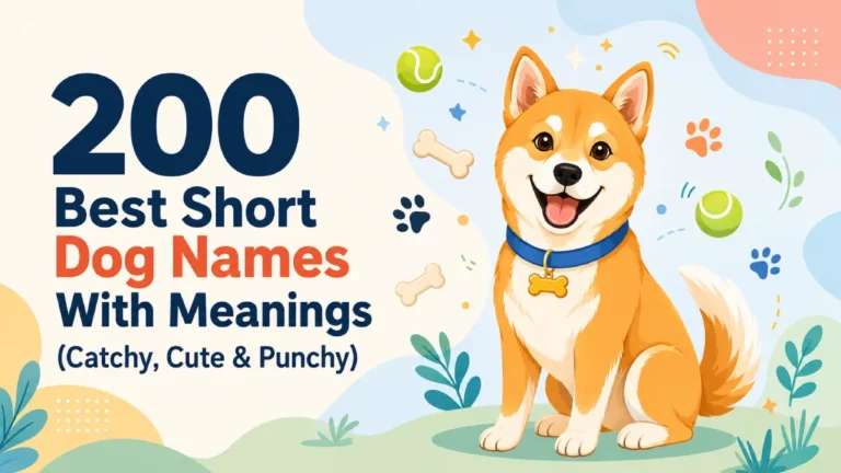200 Best Short Dog Names With Meanings (Catchy, Cute & Punchy)