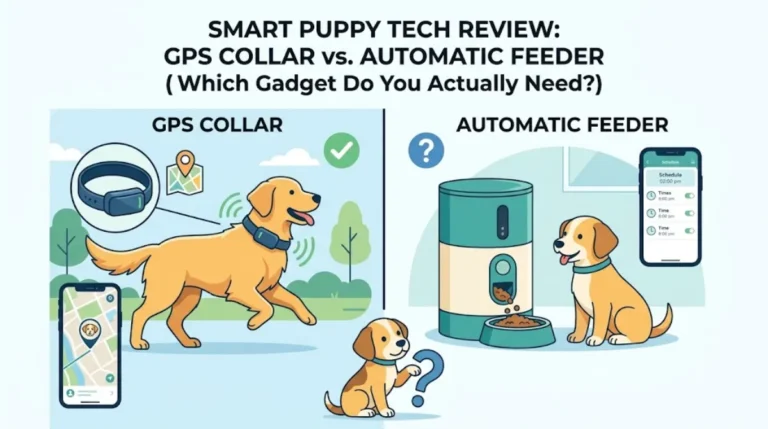 Smart Puppy Tech Review: GPS Collar vs. Automatic Feeder (Which Gadget Do You Actually Need?)
