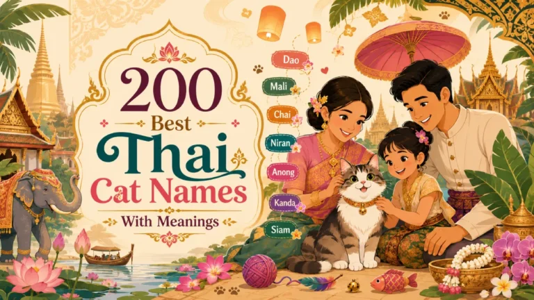 200 Best Thai Cat Names With Meanings (Cute, Traditional & Unique)