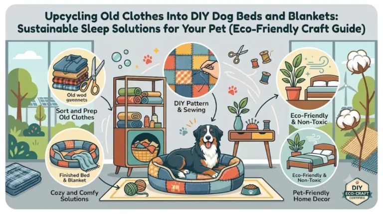 Upcycling Old Clothes for Dog Beds and Blankets: Sustainable Sleep Solutions for Your Pet (Eco-Friendly Craft Guide)