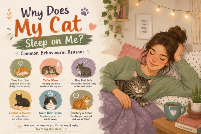 Why Does My Cat Sleep on Me? Common Behavioural Reasons