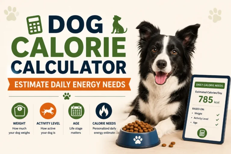 Dog Calorie Calculator: Estimate Daily Energy Needs