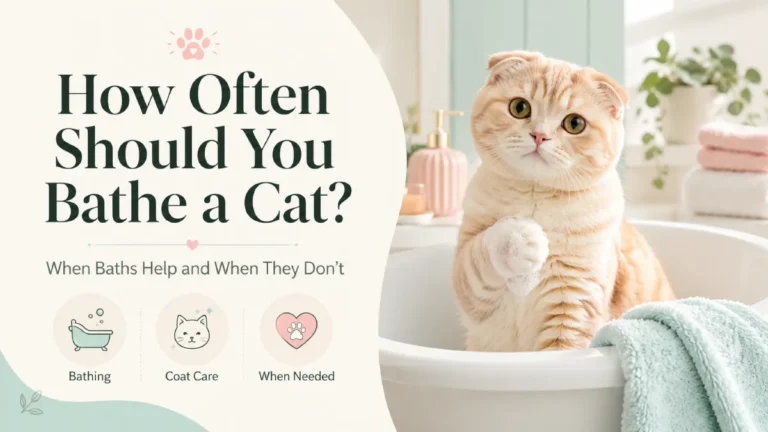 How Often Should You Bathe a Cat? When Baths Help and When They Don’t