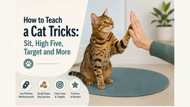 How to Teach a Cat Tricks: Sit, High Five, Target and More