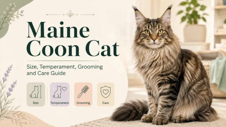 Maine Coon Cat: Size, Temperament, Grooming and Care Guide