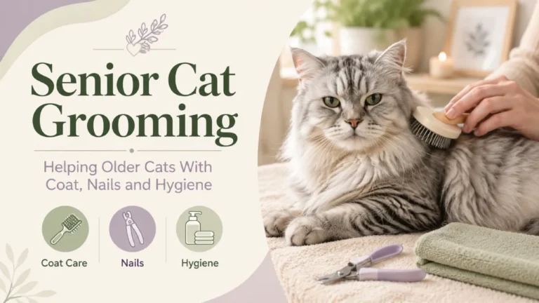 Senior Cat Grooming: Helping Older Cats With Coat, Nails and Hygiene