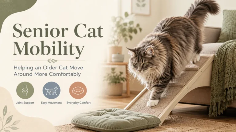 Senior Cat Mobility: Help an Older Cat Move Comfortably